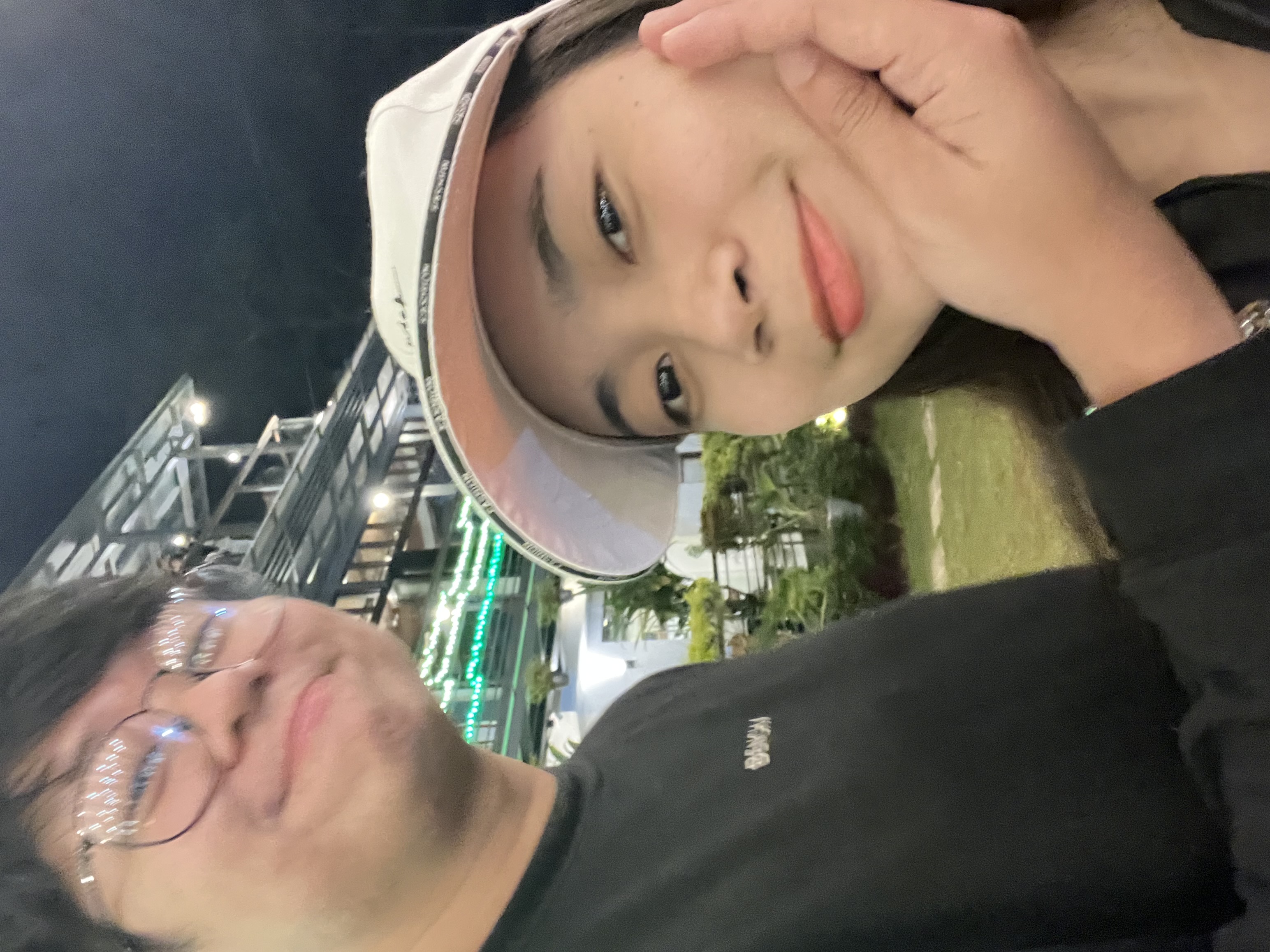 Baguio with him